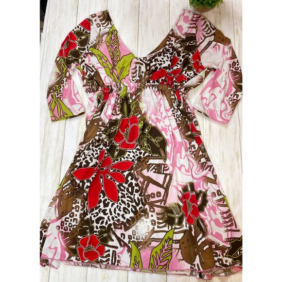 Carrie Allen Floral Long Sleeve Dress - Picture 9 of 12